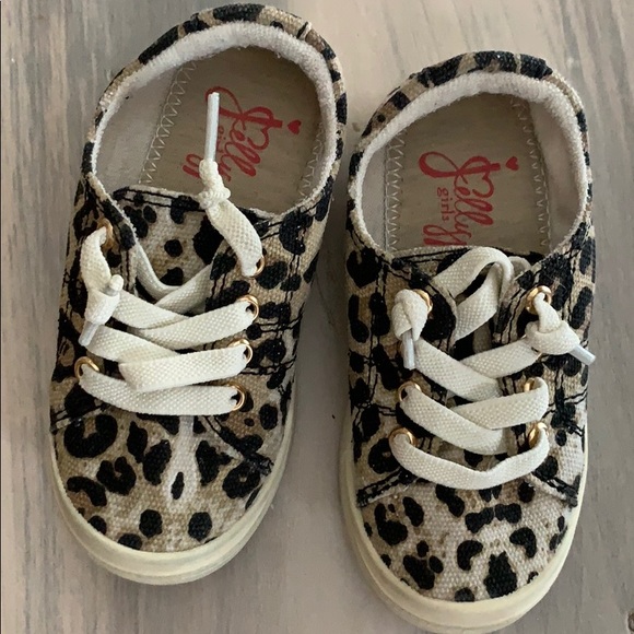 leopard print jellypop shoes